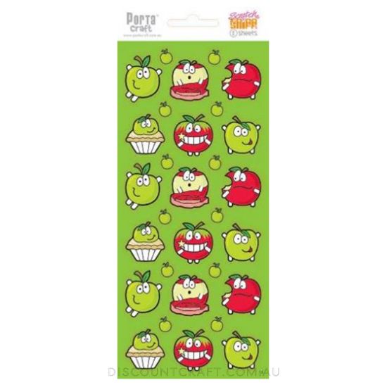 Scratch n Sniff Stickers Apple Scented