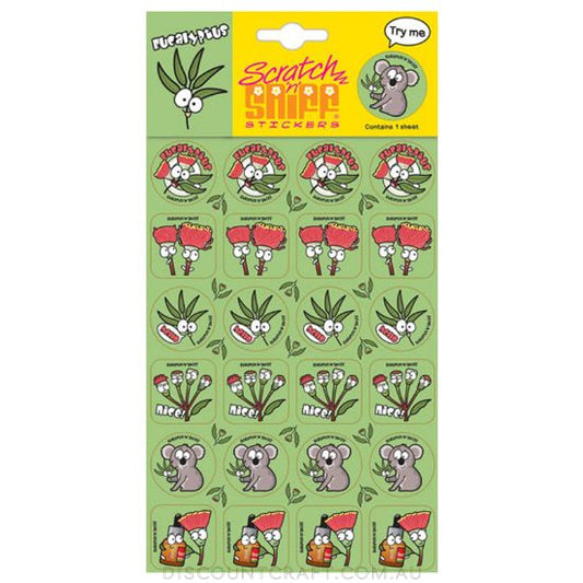 Scratch n Sniff Stickers Eucalyptus Scented