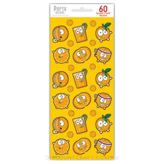 Scratch n Sniff Stickers Orange Scented