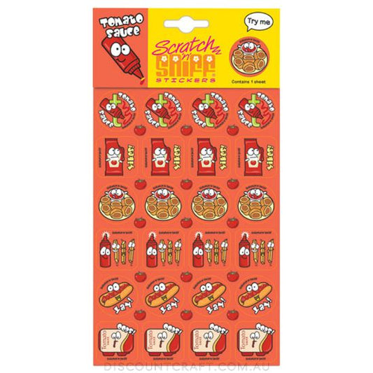 Scratch n Sniff Stickers Tomato Sauce Scented
