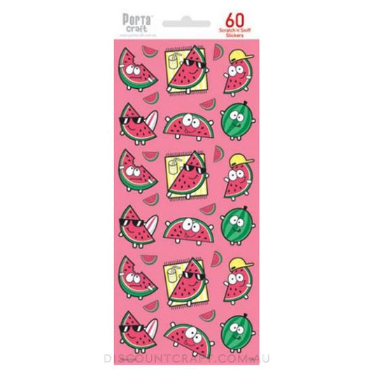 Scratch n Sniff Stickers Watermelon Scented
