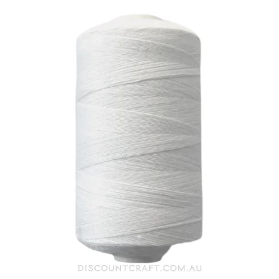 Sewing Thread 500m 2pk - White