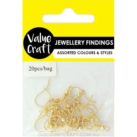 Shepherd Hooks 20pk - Gold