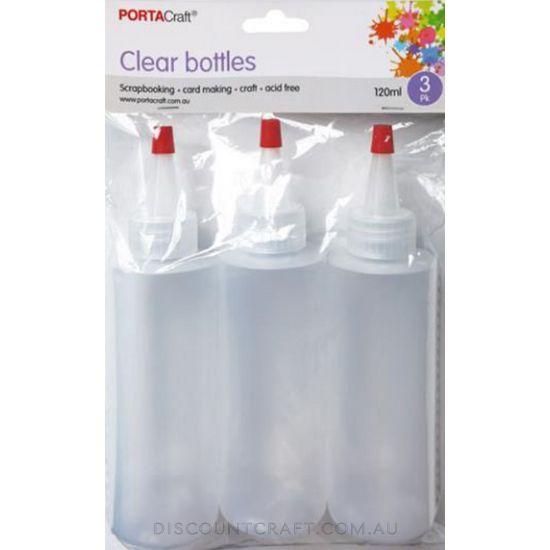 Squeeze Bottles 120ml 3pk
