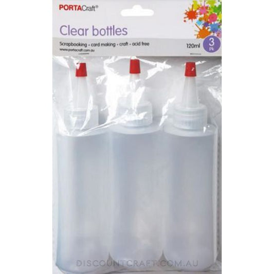 Squeeze Bottles 120ml 3pk