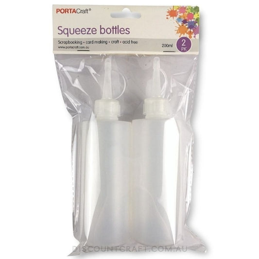 Squeeze Bottles 200ml 2pk