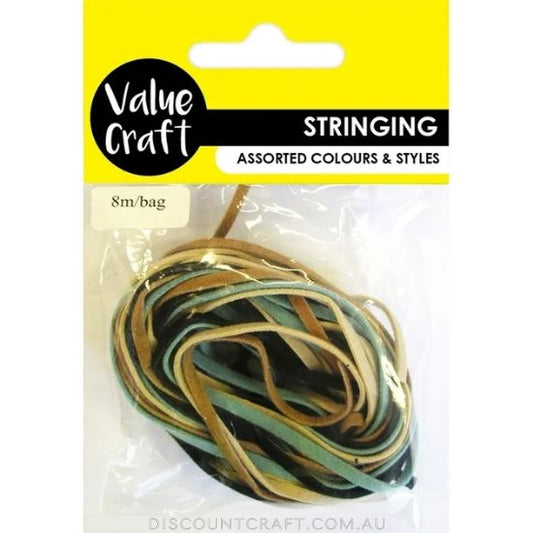 Suede Thonging 8m - Assorted Colours