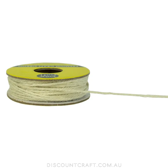 Jute Cord 2mm 13m - Beige