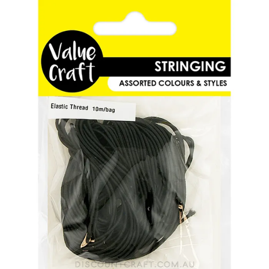 Craft Elastic Thread 10m - Black