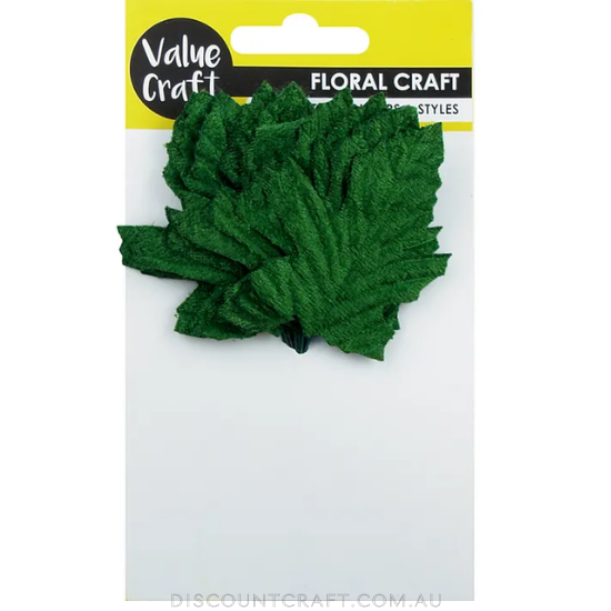 Velvet Leaf Oak Green 12pk