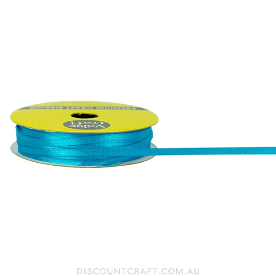 Satin Ribbon 3mm 15m - Turquoise