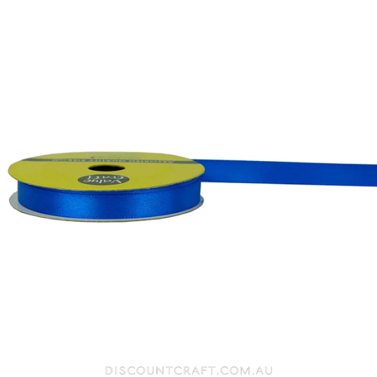 Polyester Satin Ribbon 10mm 10m - Surf Blue