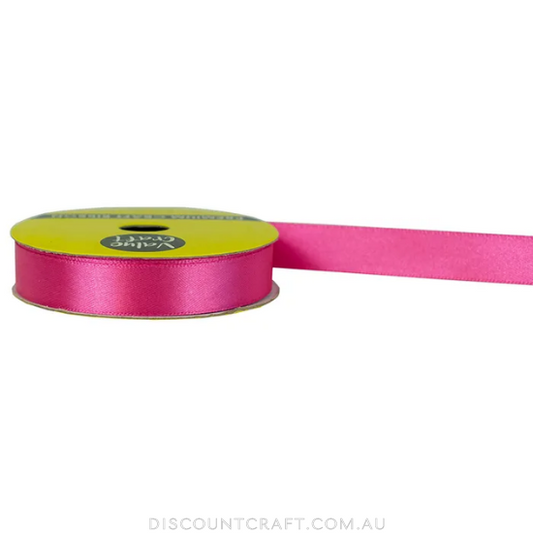 Polyester Satin Ribbon 15mm 6m- Rose