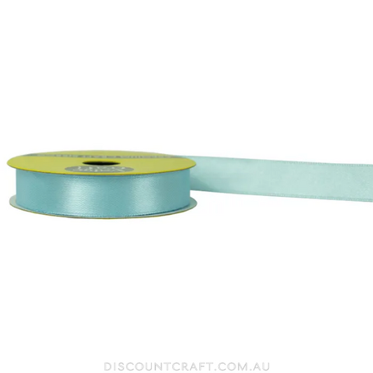 Polyester Satin Ribbon 15mm 6m- Baby Blue