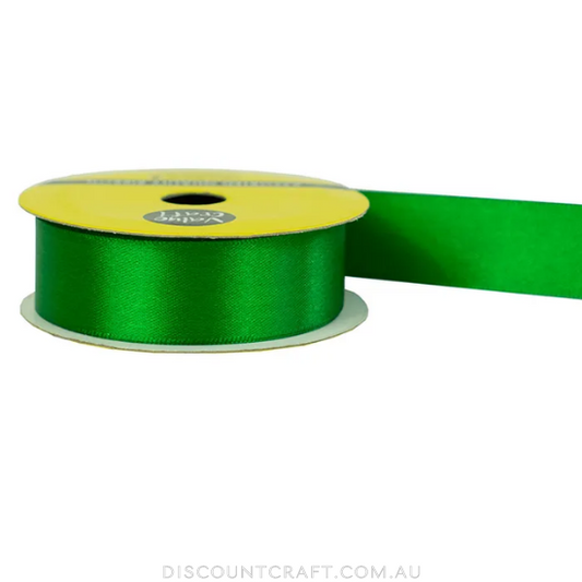 Polyester Satin Ribbon 22mm 3m - Green