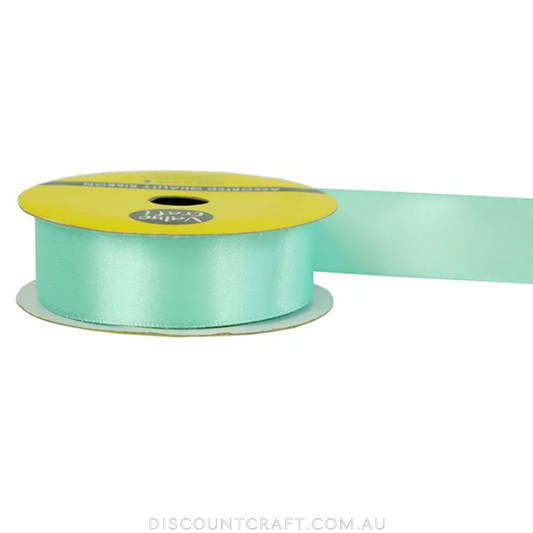 Polyester Satin Ribbon 22mm 3m - Mint