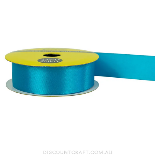 Polyester Satin Ribbon 22mm 3m - Turquoise