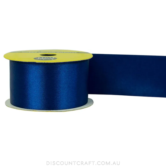 Polyester Satin Ribbon 38mm 3m - Navy