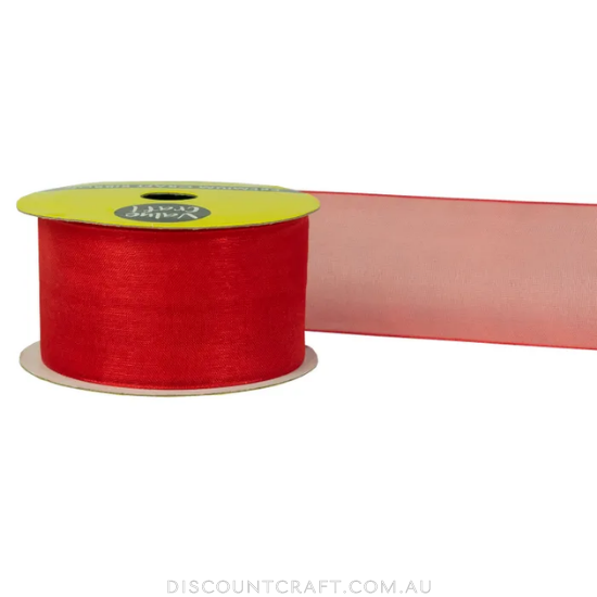 Organza Woven Edge Ribbon