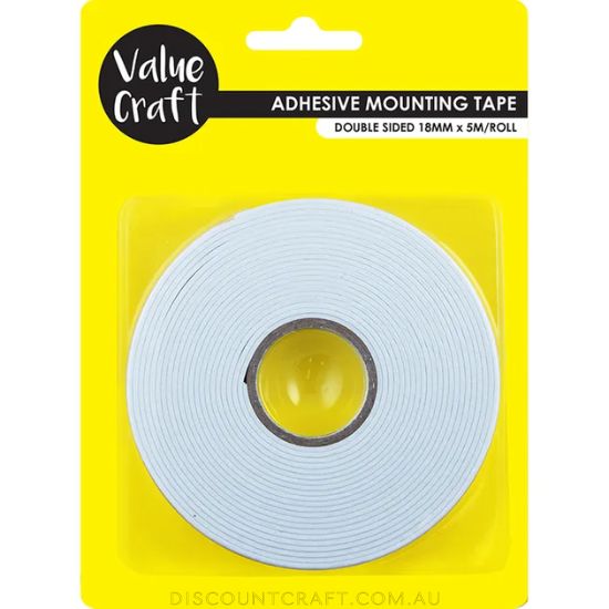 Double Sided Adhesive Tape Roll 18mm x 5m