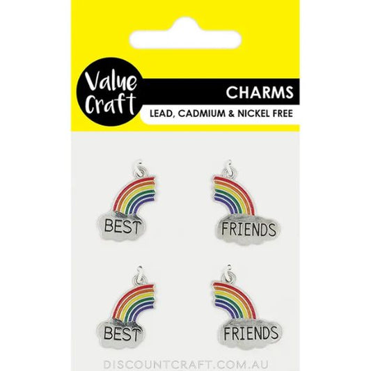 Best Friends Rainbow Charms 4pc