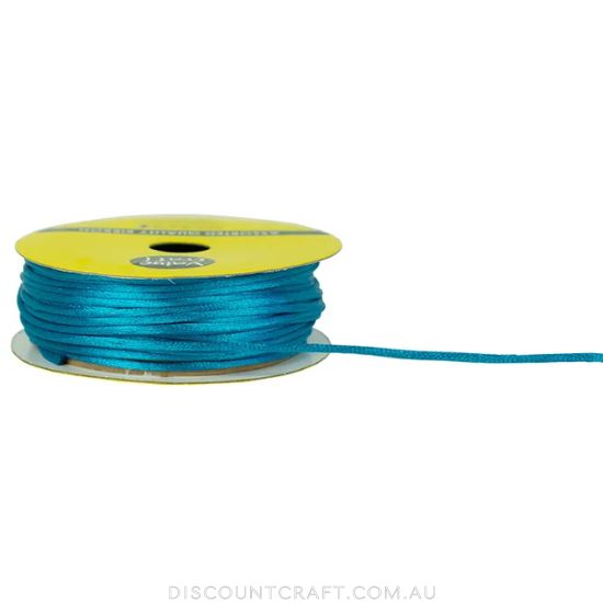 Satin Cord 1mm 7m - Turquoise