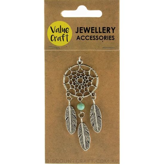 Dreamcatcher Charm Silver 1pk