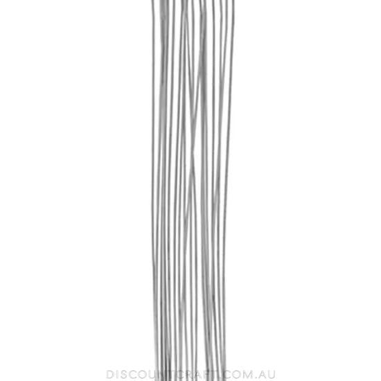 Floral Wire - 18ga Silver 20pk