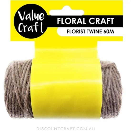 Florist Twine 3mm - Natural 60m