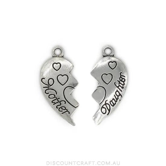 Mother Daughter Love Charms 4pc