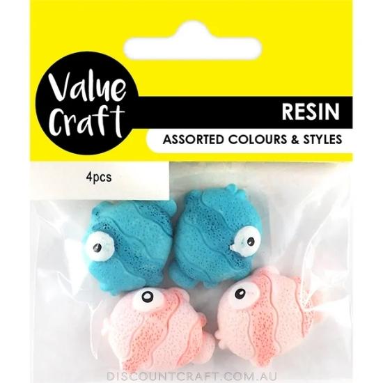 Resin Fish 4pk