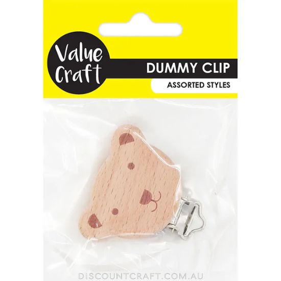 Wooden Bear Dummy Clip